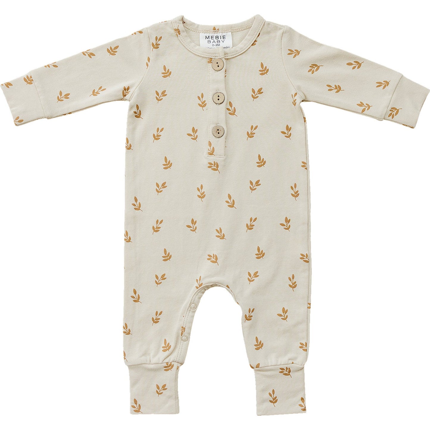 Mebie Baby Button Romper - Vines