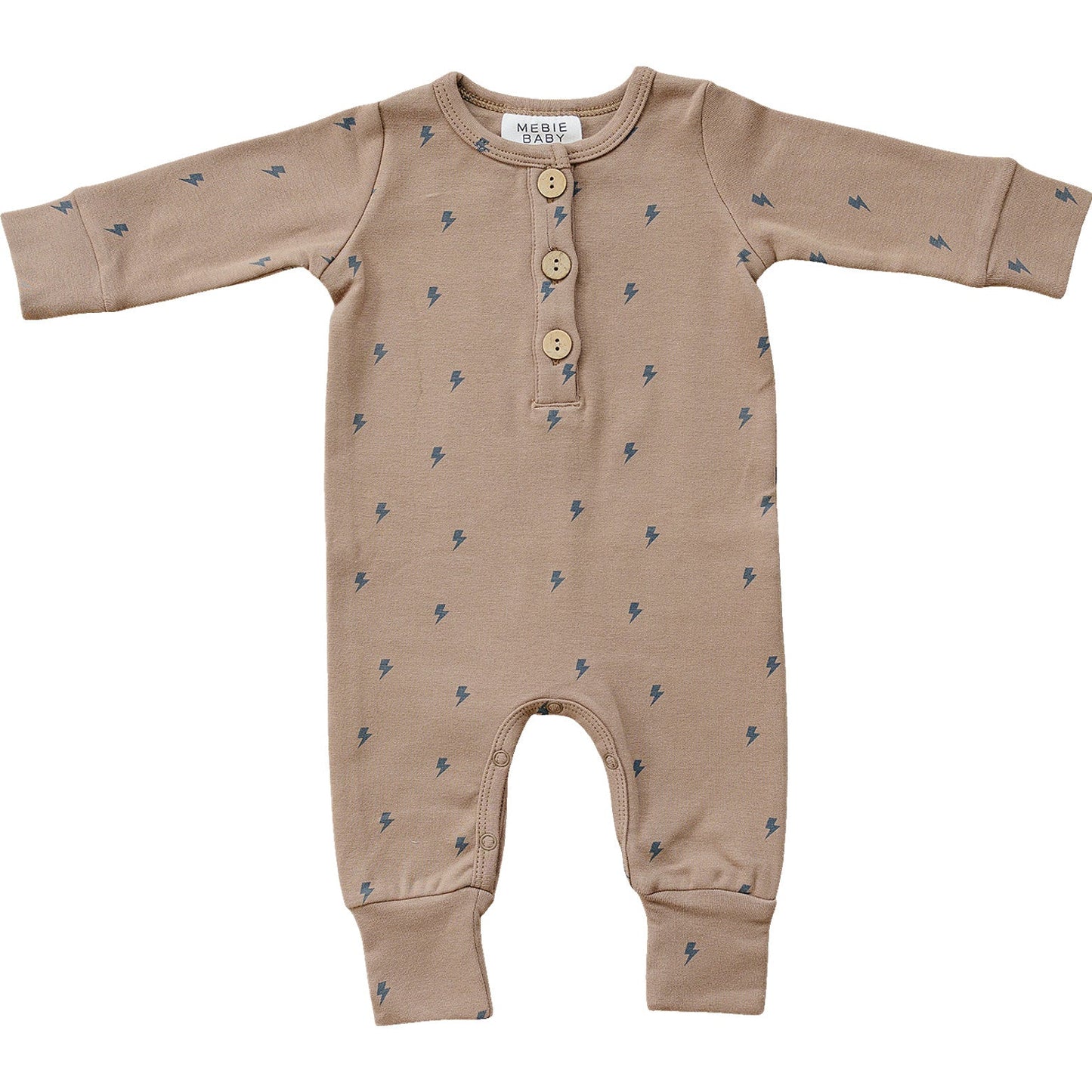 Mebie Baby Button Romper - Lightening Bolt