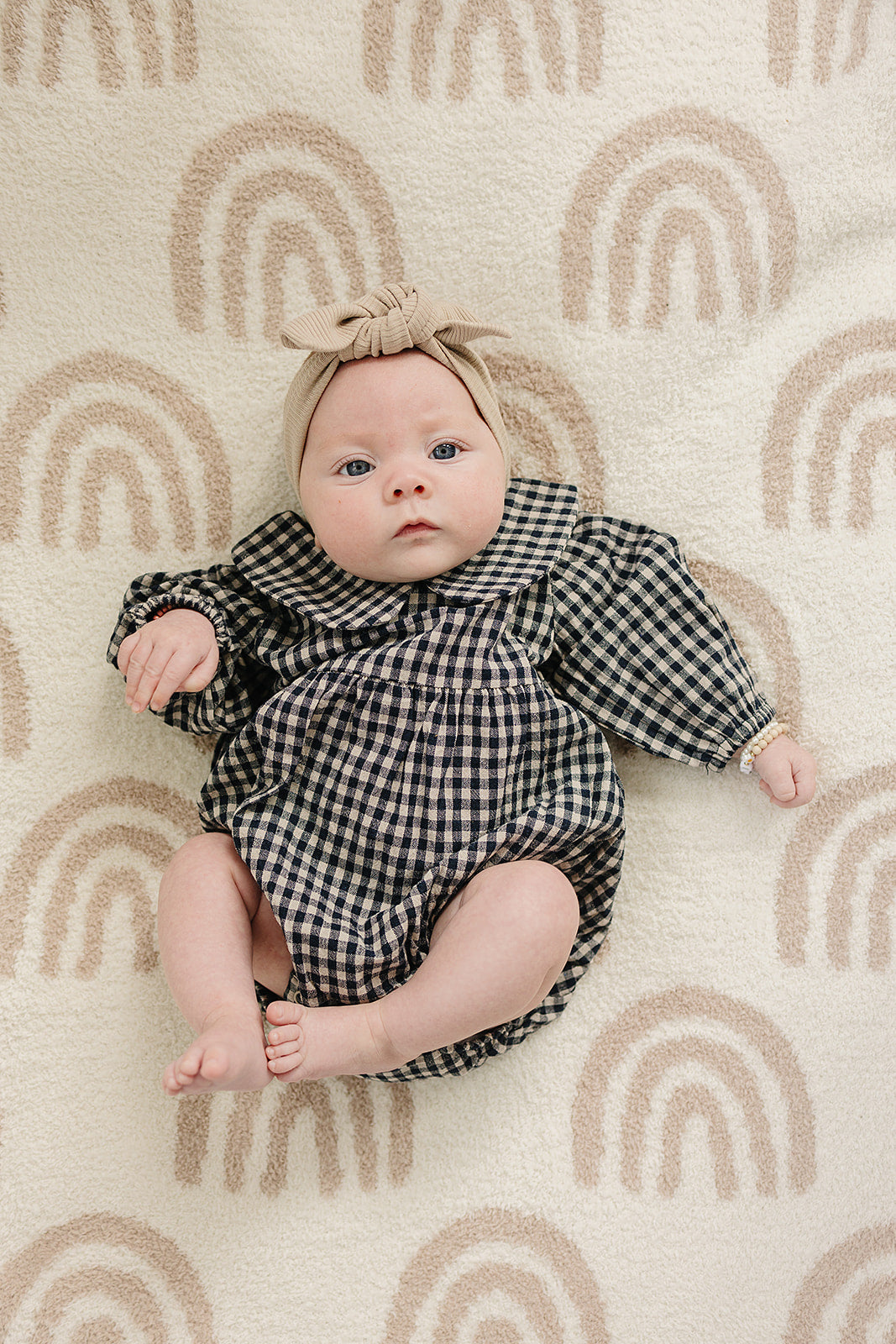 Mebie Baby Romper - Gingham