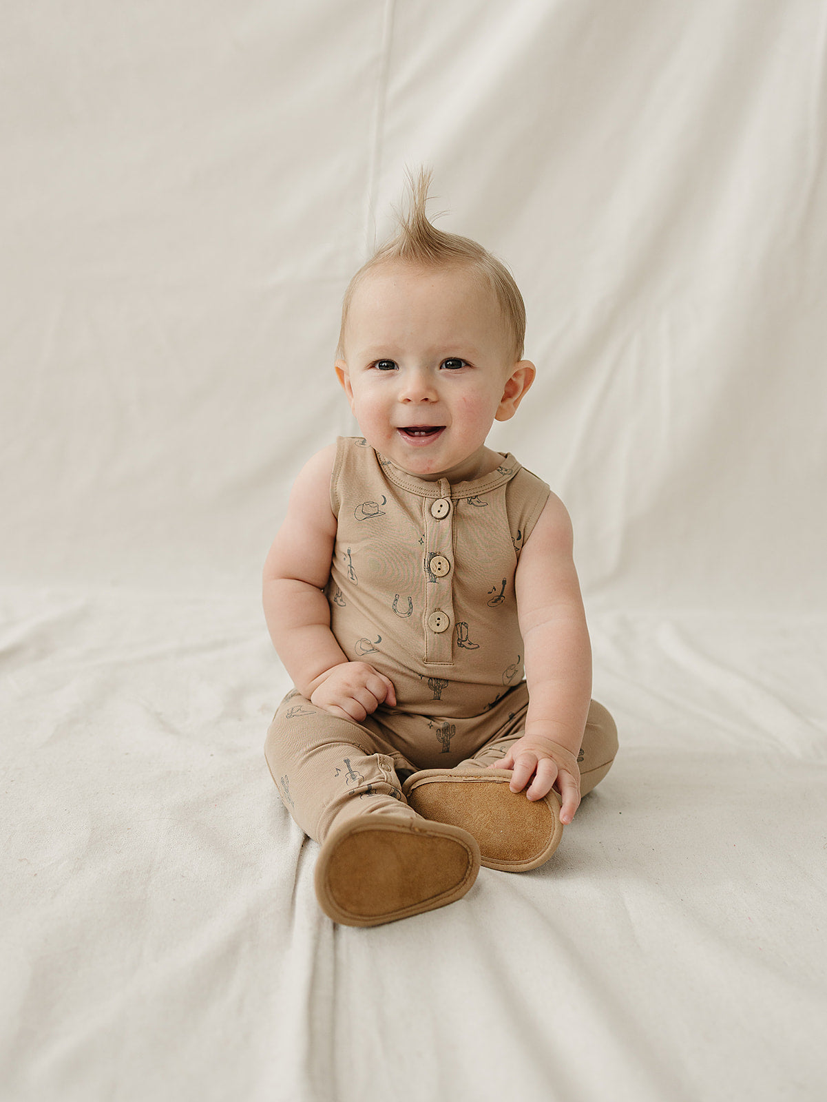 Mebie Baby Western Tank Romper