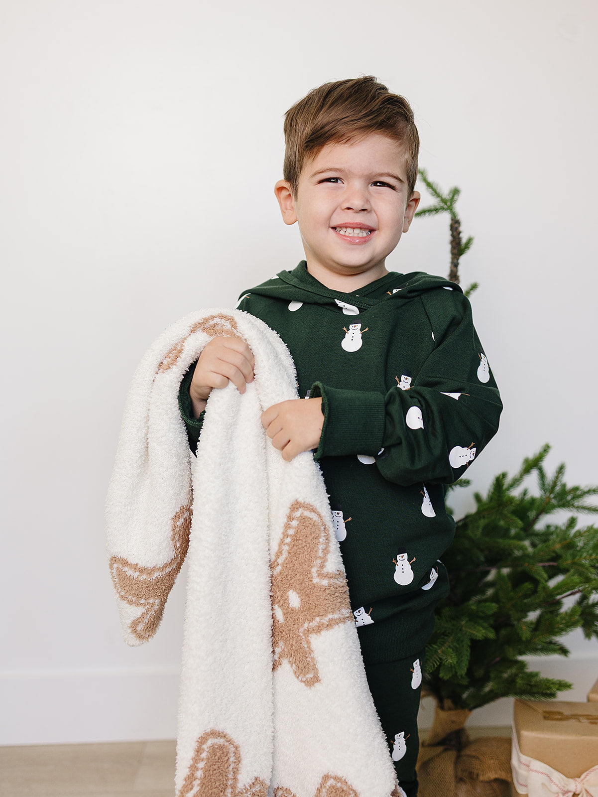 Mebie Baby Snowman Hooded French Terry Set