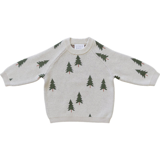 Mebie Baby Pine Tree Knit Sweater