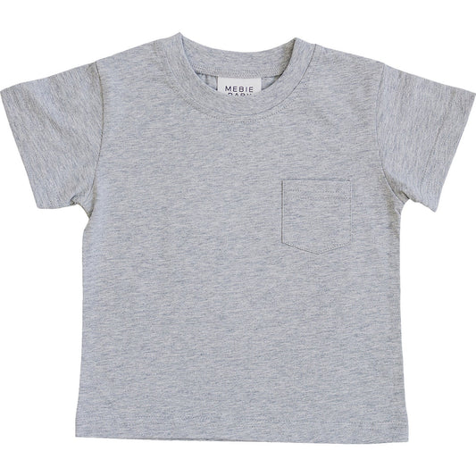 Mebie Baby Grey Pocket Tee