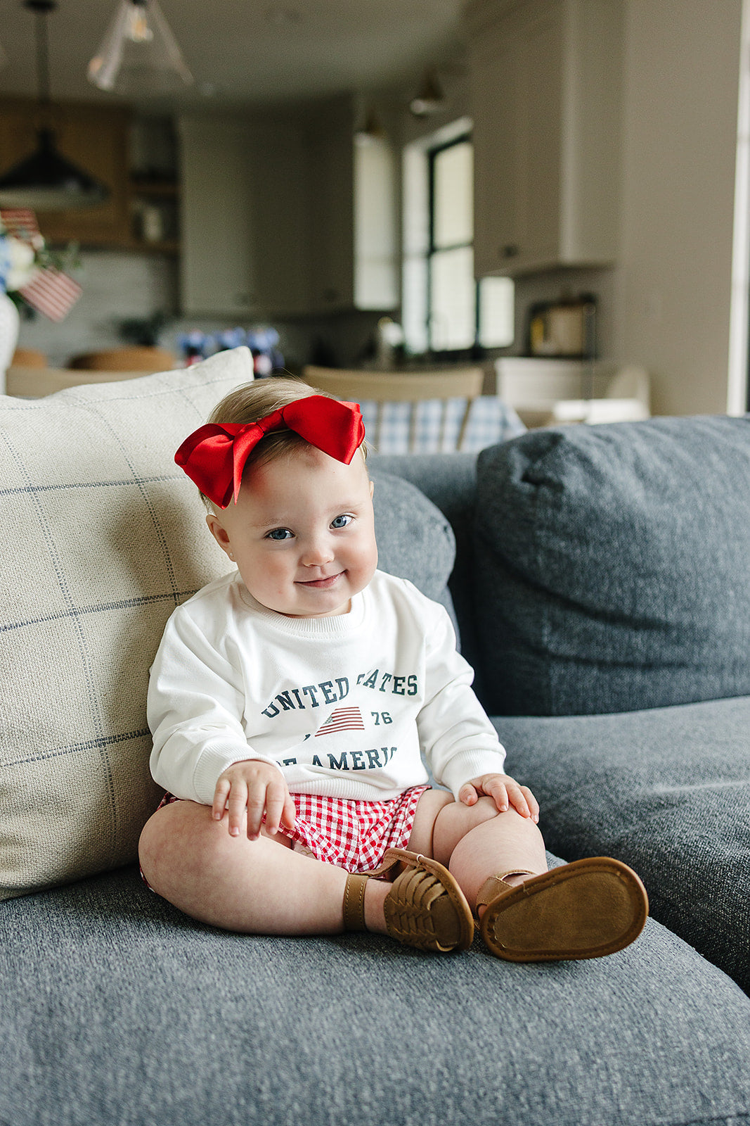 Mebie Baby United States Crew Neck