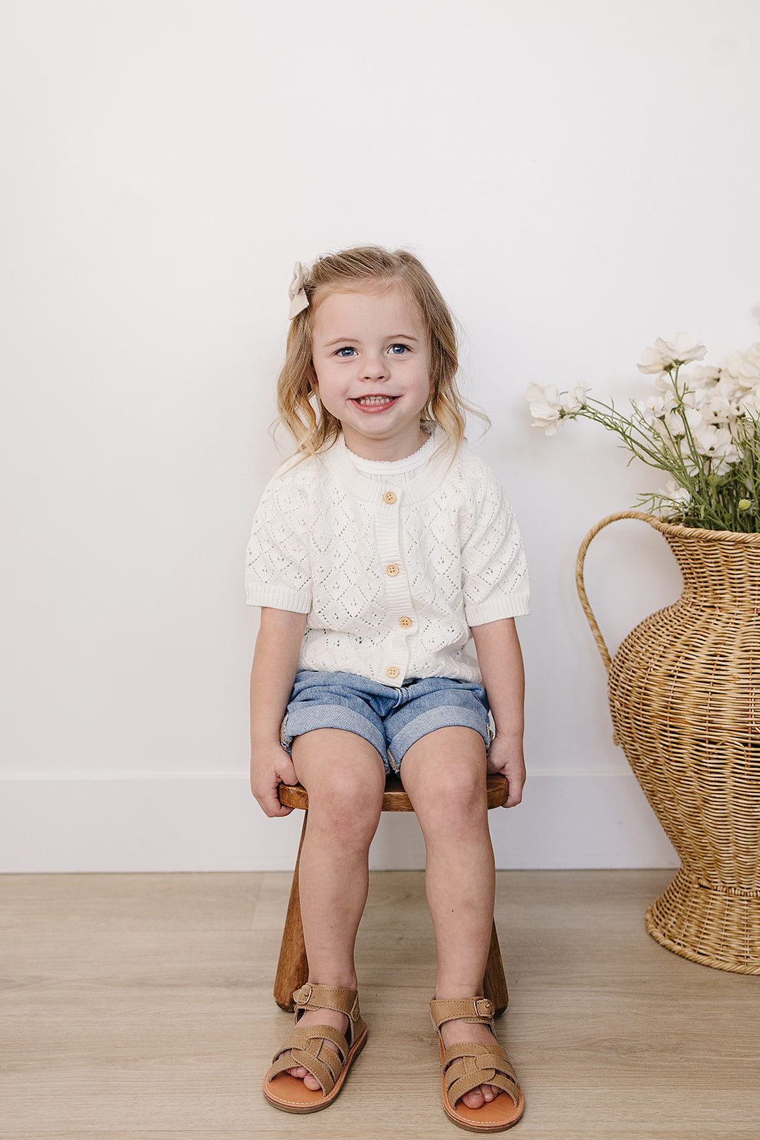 Mebie Baby Girls Denim Shorts