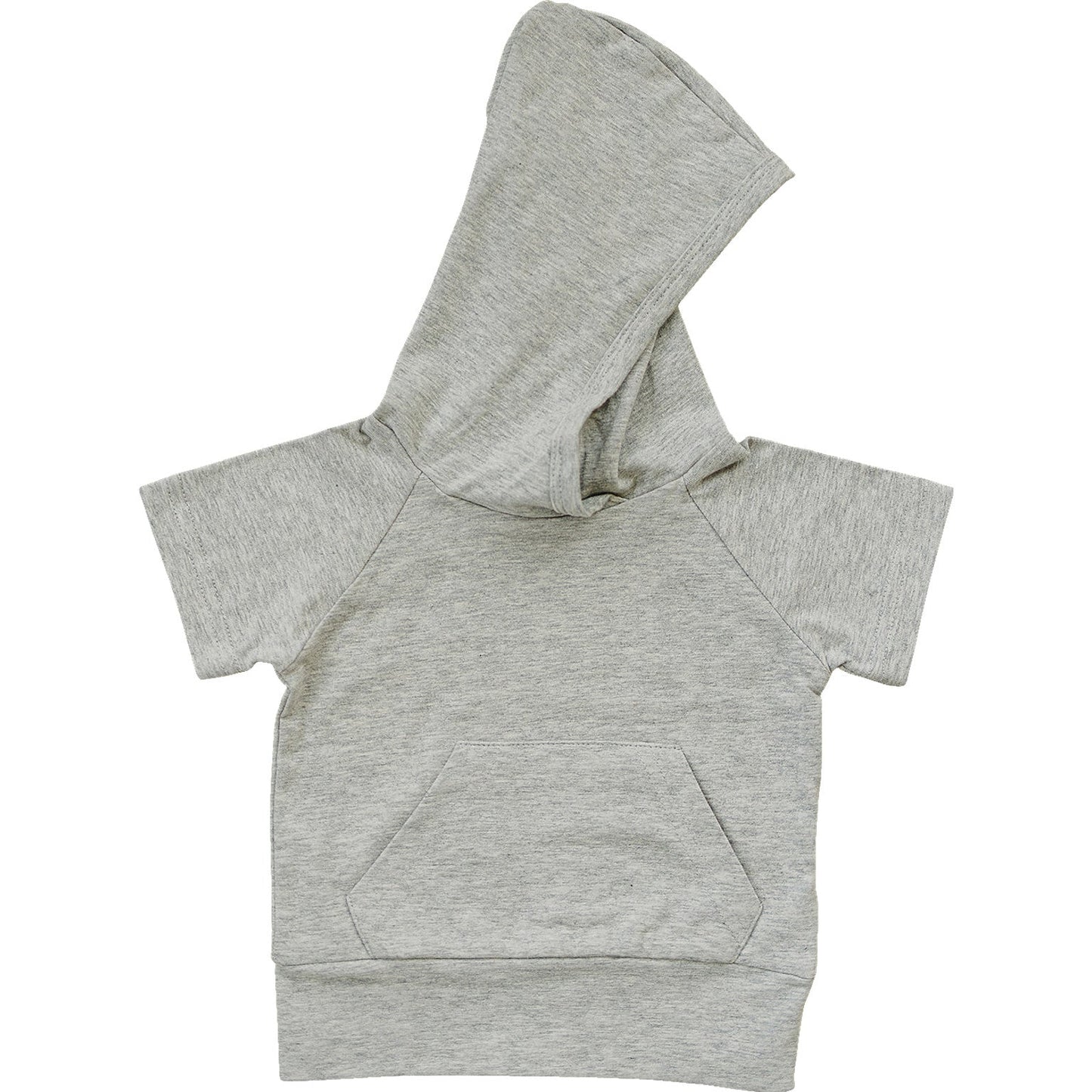 Mebie Baby Hooded Tee - Heather Grey