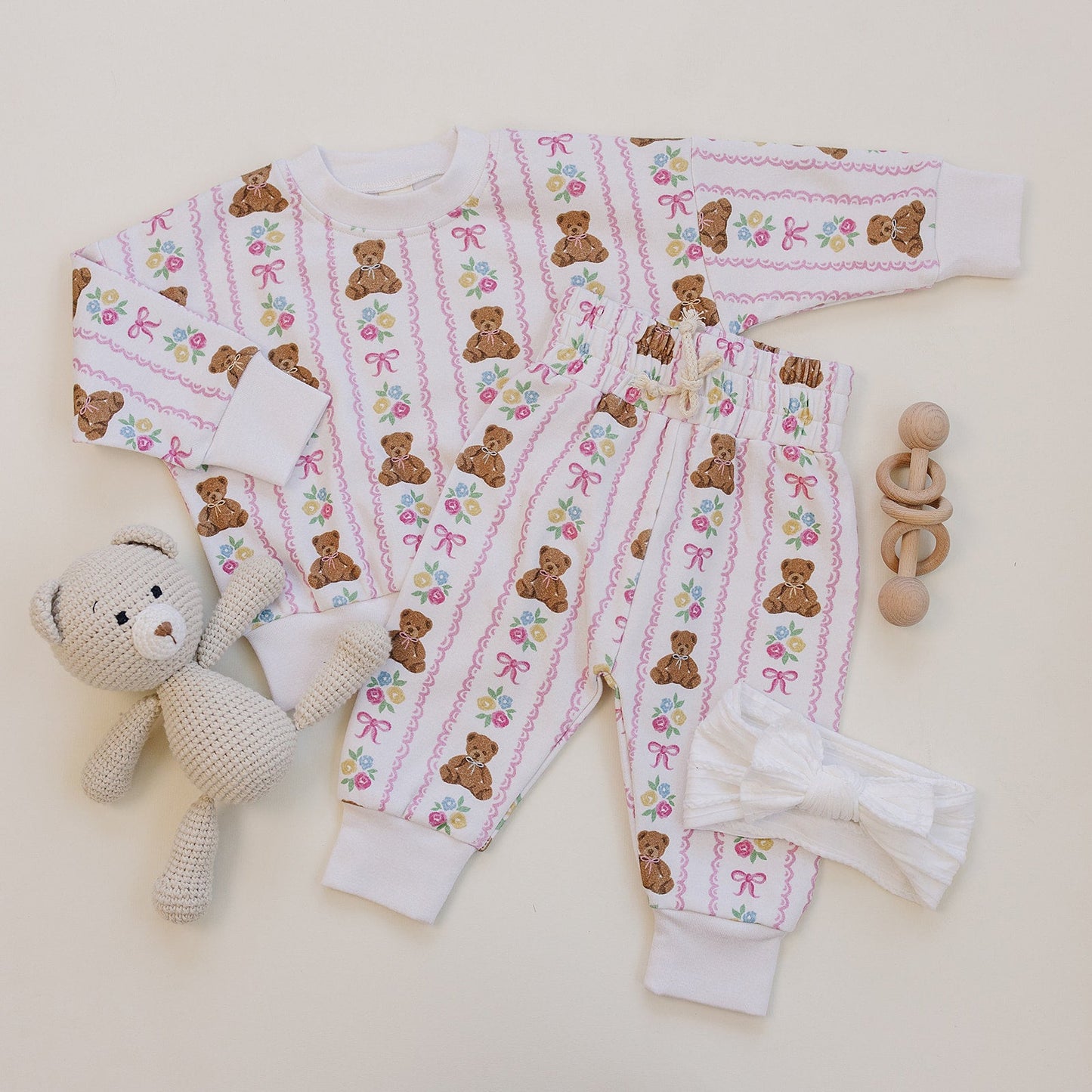 LPK Jogger Set  - Sweet Bear