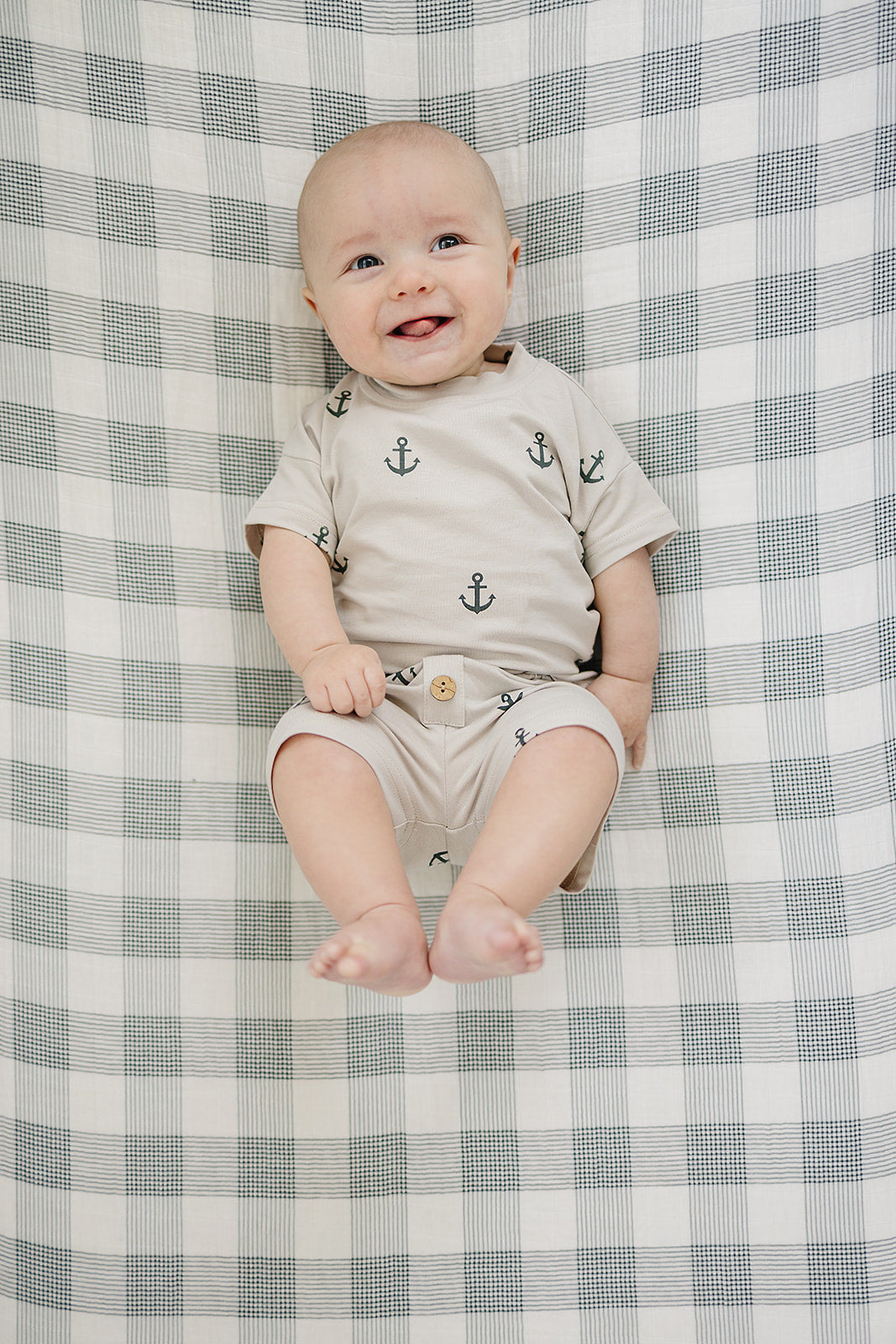 Mebie Baby Shorts Set - Anchors