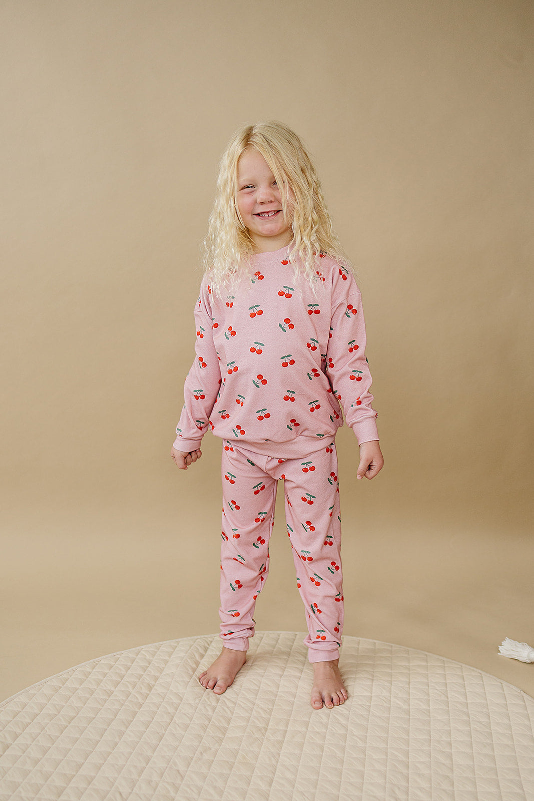 LPK Jogger Set - Blush & Cherry
