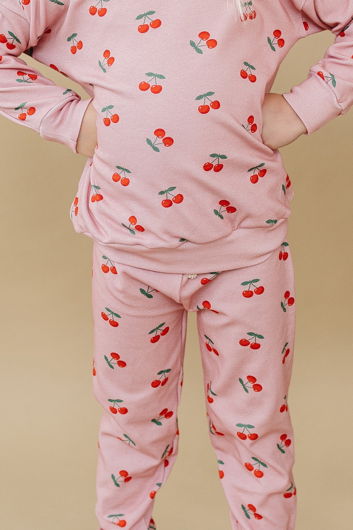 LPK Jogger Set - Blush & Cherry