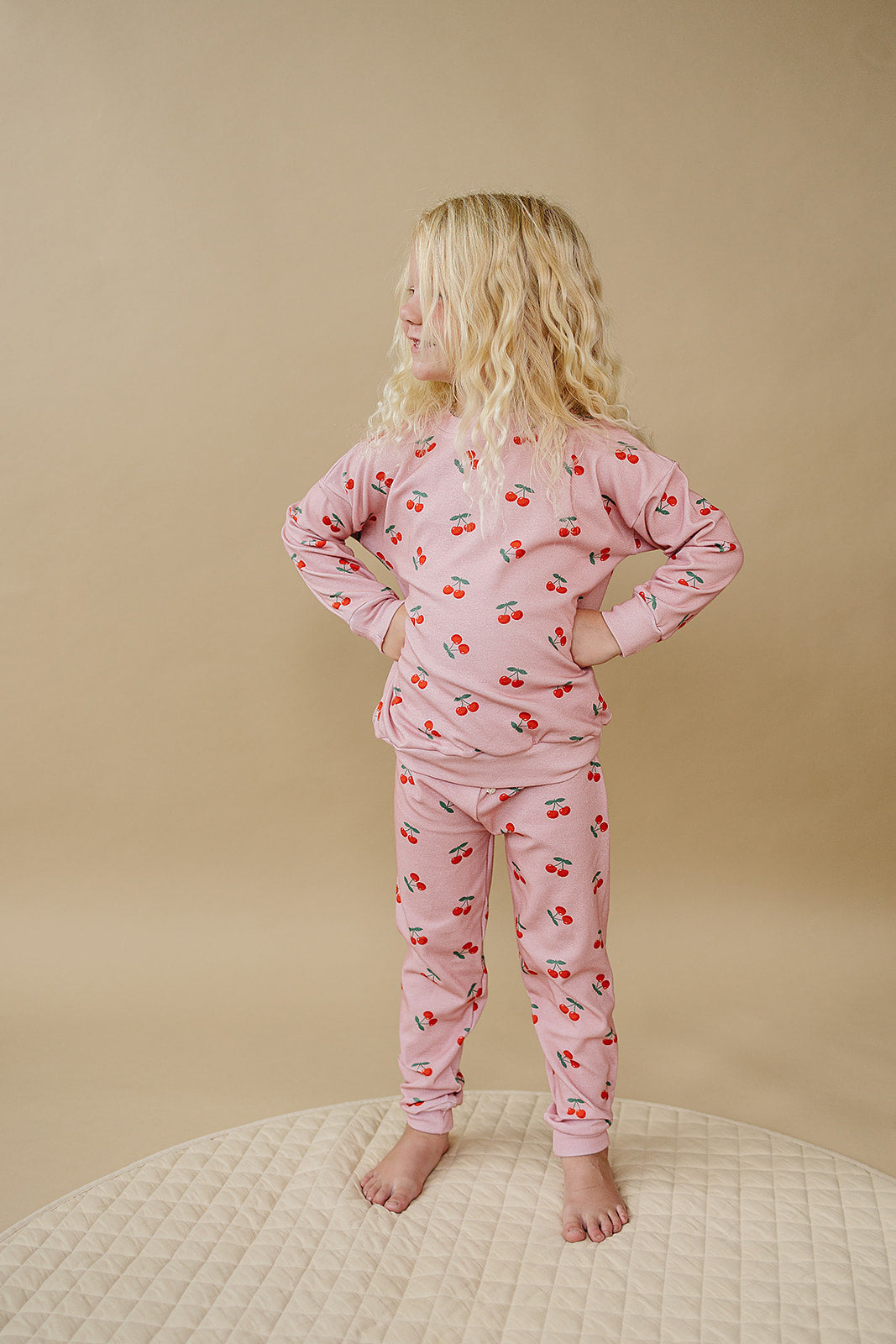 LPK Jogger Set - Blush & Cherry