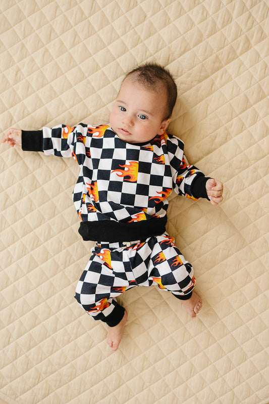 LPK Jogger Set - Checker Blaze