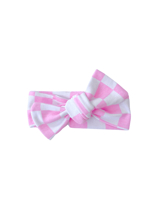 LPK Checkered Headband - Pink