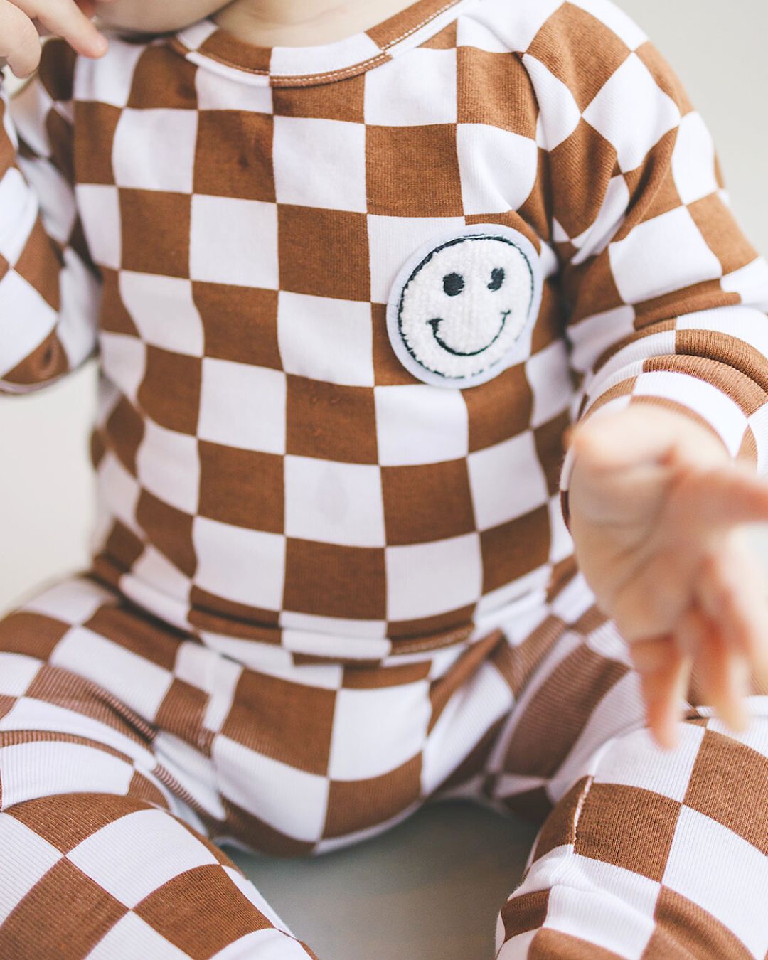 LPK Checkered Smiley Lounge Set - Copper