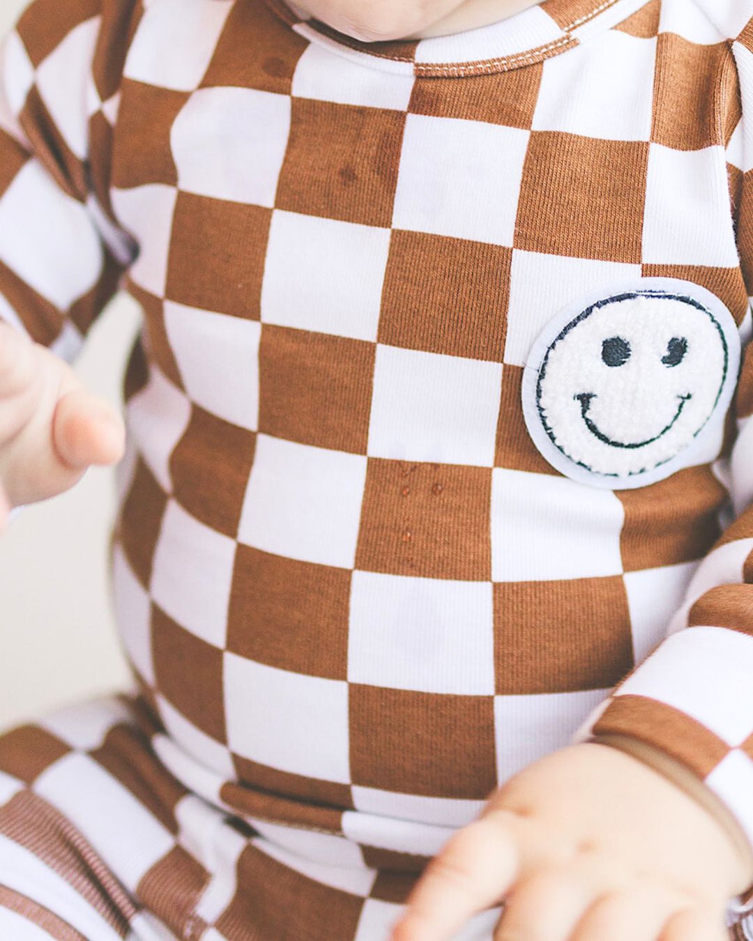 LPK Checkered Smiley Lounge Set - Copper