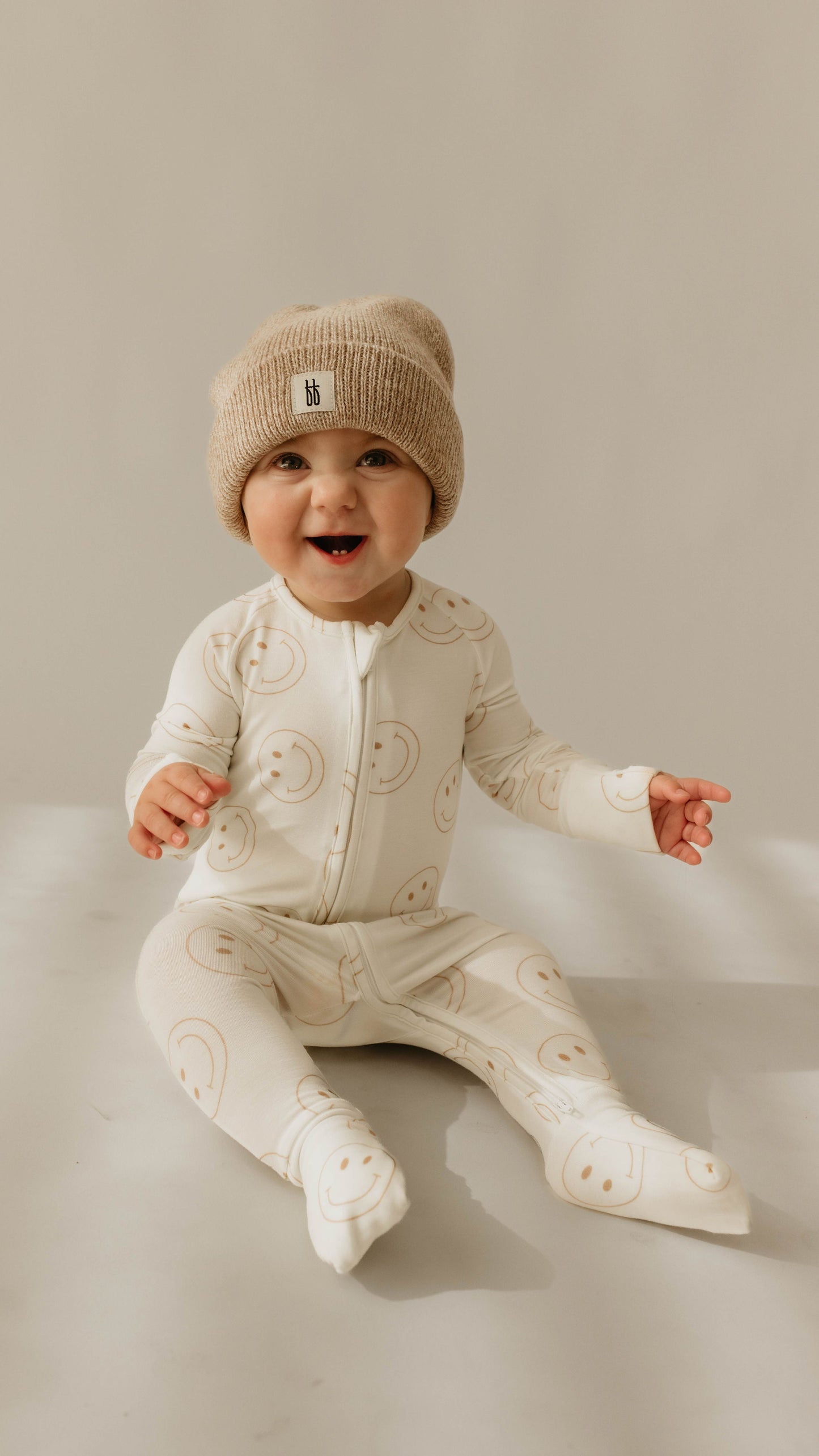 Forever French Bamboo Zip Pajamas - Just Smile