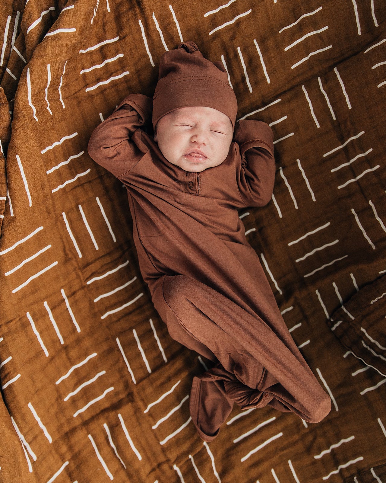 Mebie Baby Muslin Swaddle Blanket - Mustard