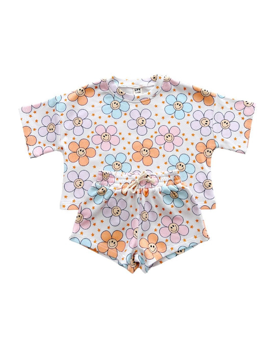 LPK Shorts Set - Ditzy Daisy