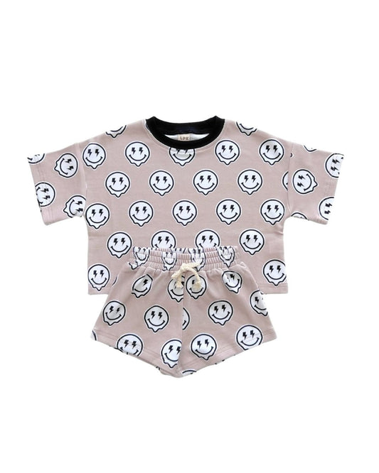 LPK Shorts Set - Electric Drippy