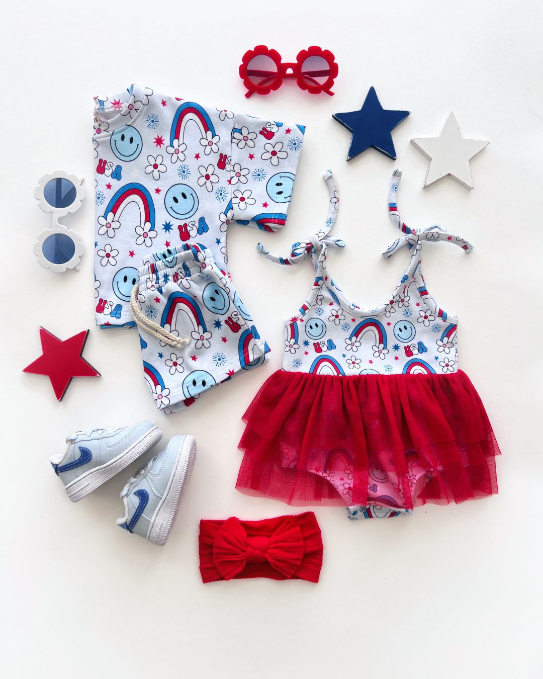 LPK Shorts Set - Little Miss USA