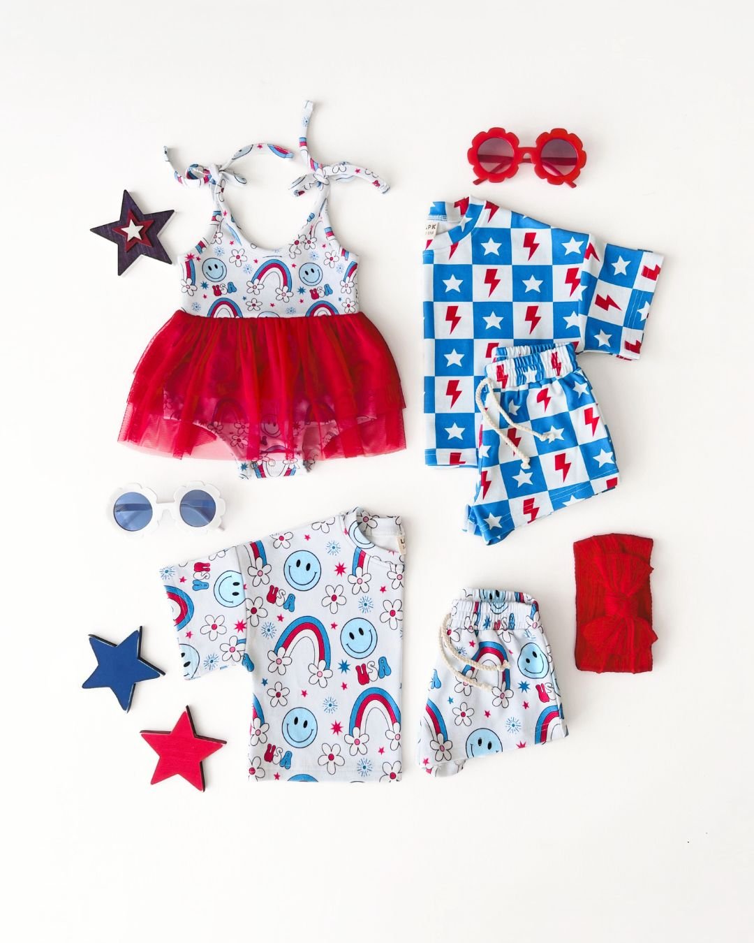 LPK Shorts Set - Little Miss USA